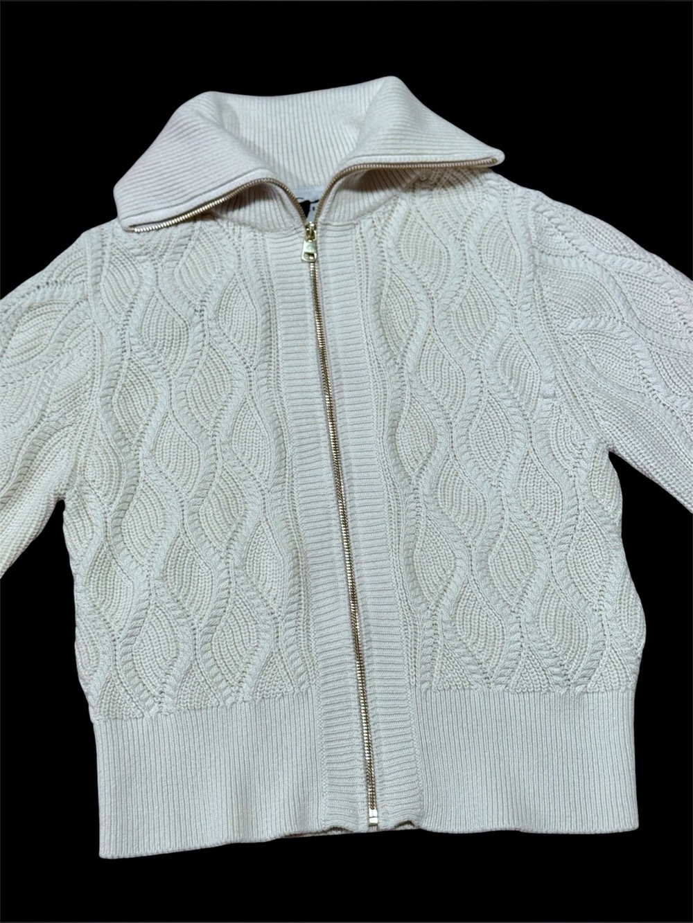 Varley Lando Full Zip Knit Sweater